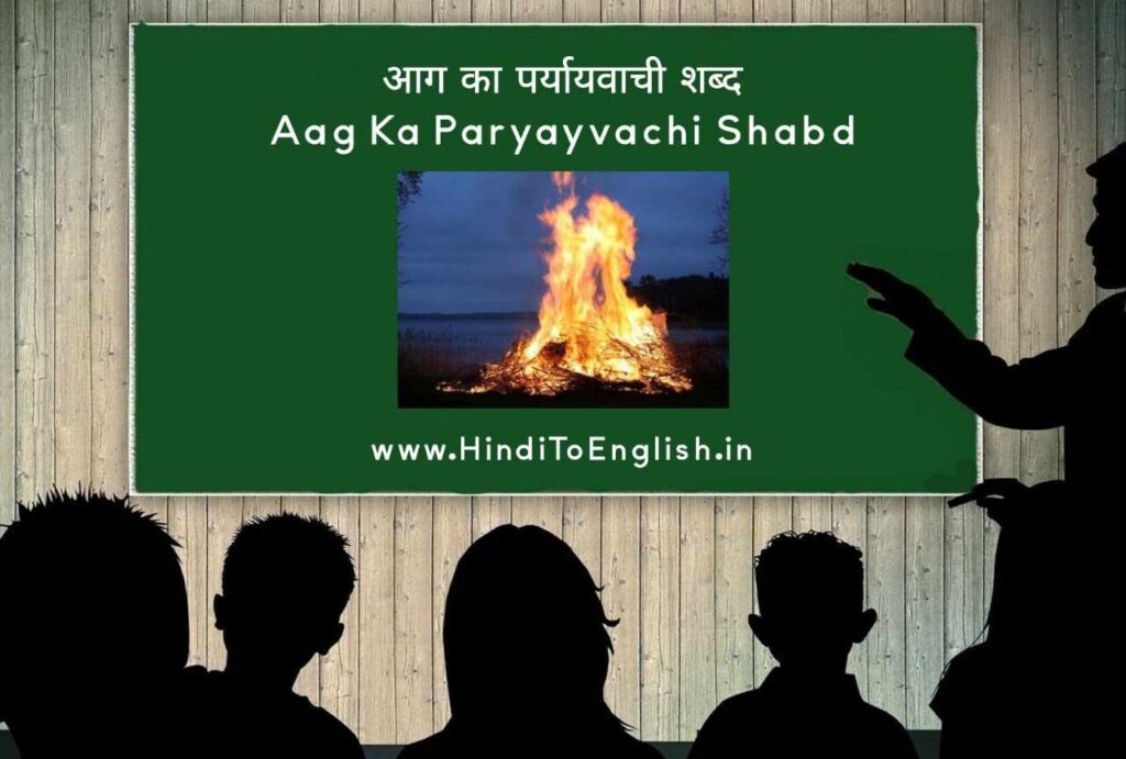 Aag Ka Paryayvachi Shabd